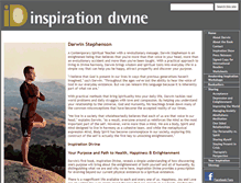 Tablet Screenshot of inspirationdivine.com